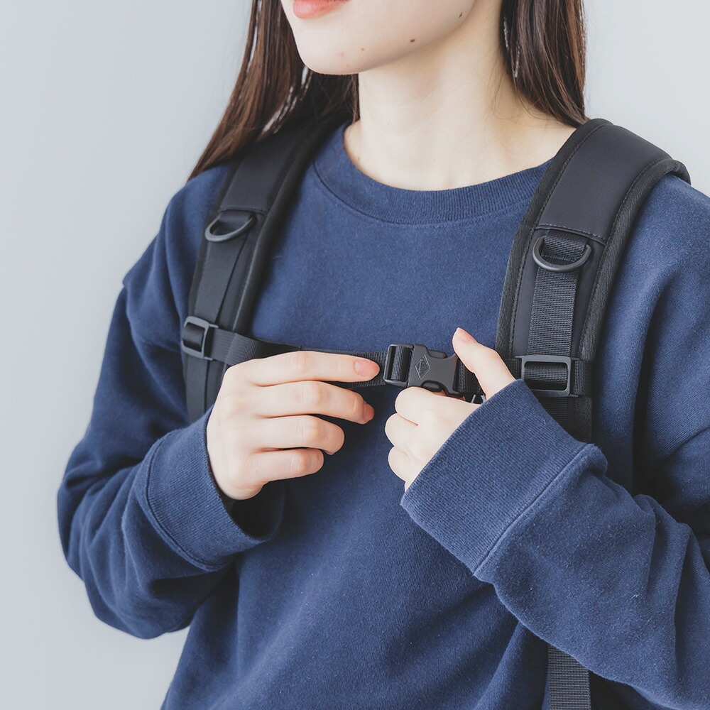 단톤 몽파론 백팩 27L 남녀공용 대용량 배낭 가방 블랙 MONTFARON 26FW - 상세 이미지 2