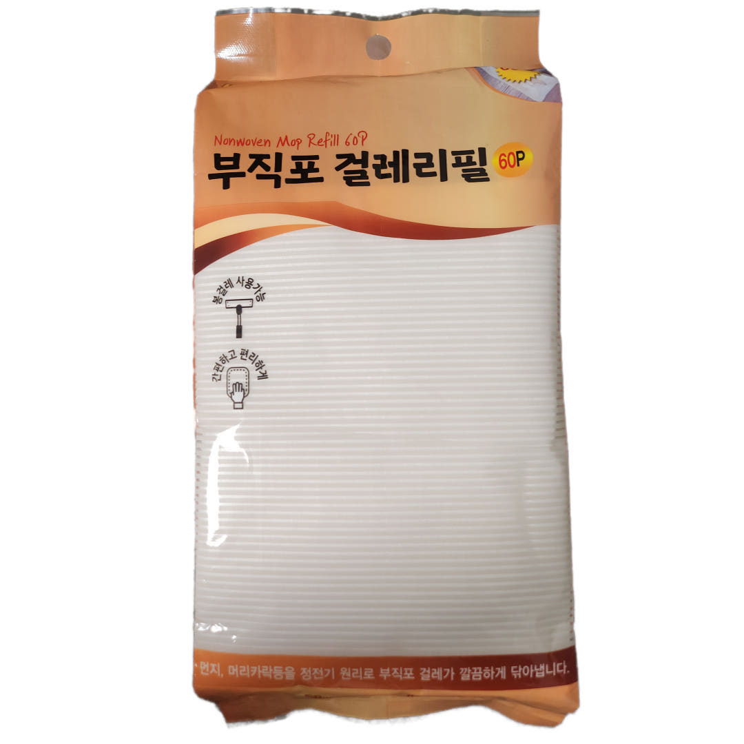 세정티슈 부직포 걸레 리필 60개입 이플 (2521) - 상품 이미지