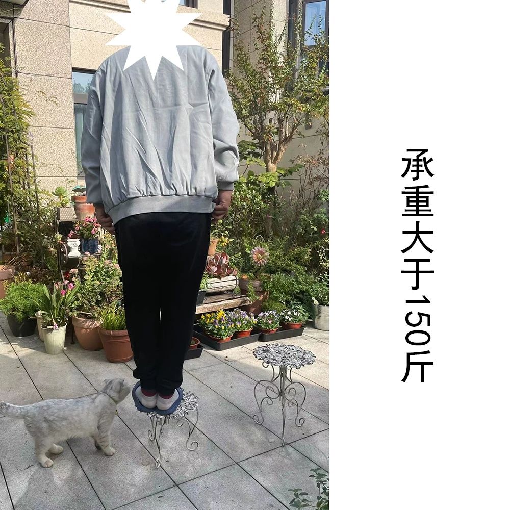 베란다 빈티지화분받침대 유럽풍 철제화분받침대 주철 다이 기본형 - 상세 이미지 4