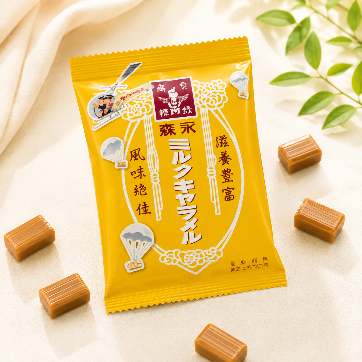 일본 모리나가 밀크카라멜 오리지널캬라멜 봉지 88g - 상품 이미지