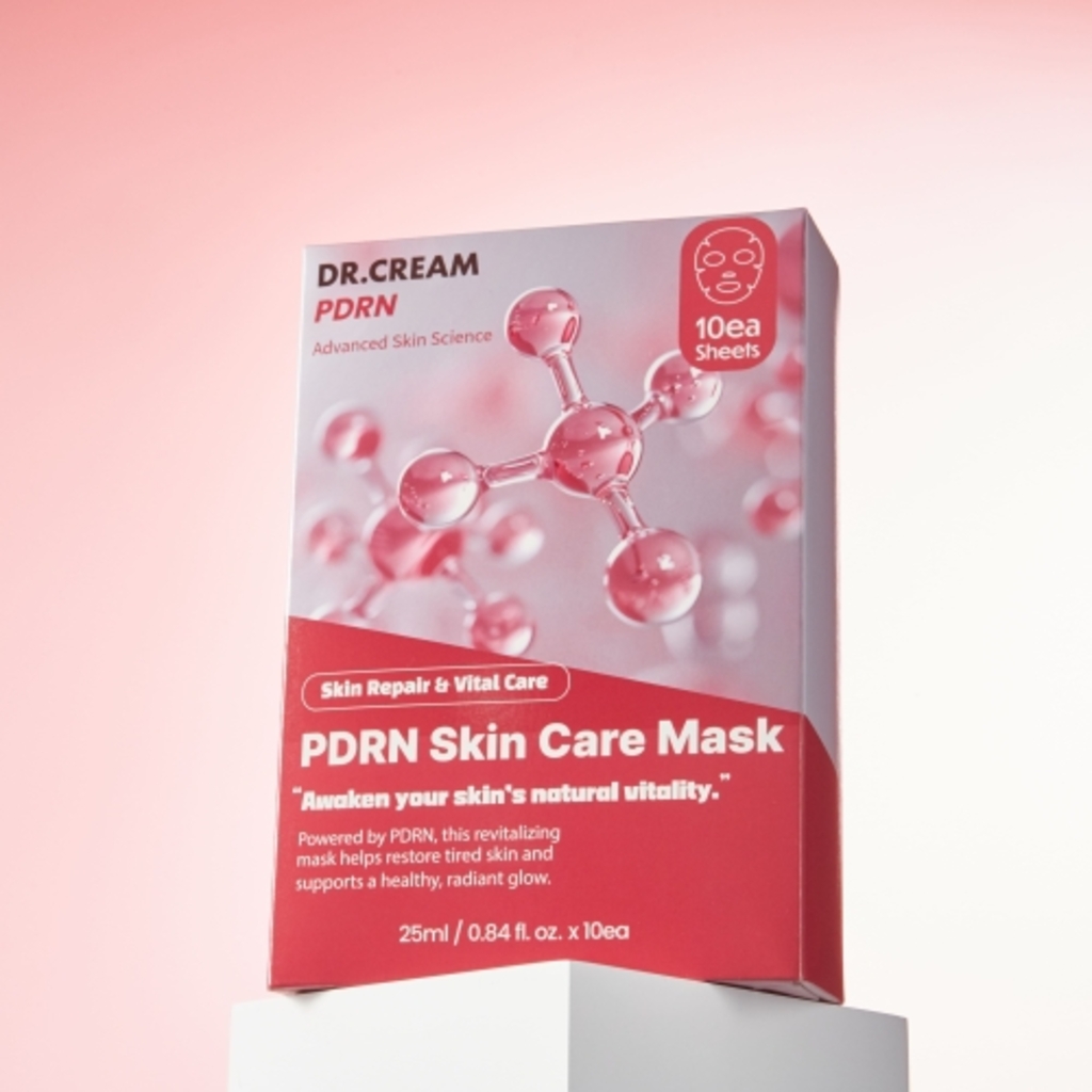PDRN 앰플 마스크팩 수분 크림 시트 마스크 엘누아르 (25ml X 10개입) 이미지 7