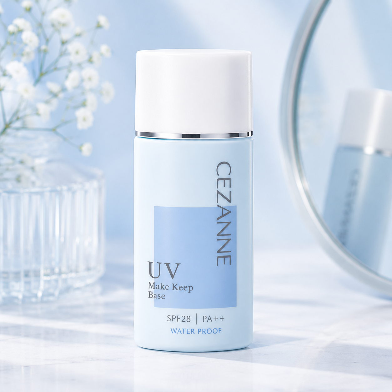 일본 세잔느 메이크업 킵 베이스 라이트블루 30ml 피지 번들거림 방지 - 상품 이미지