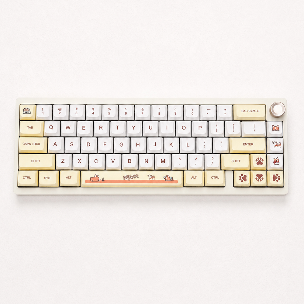 웰시코기 키캡 영문 키보드 자판 강아지 동물 키캡 XDA PBT 염료승화 기계식 134키 이미지 6