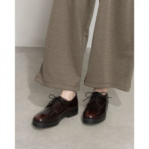 하루타 여자 단화 레이스업 옥스포드 블랙 이미지 6