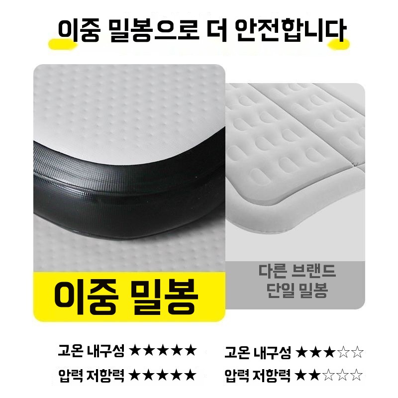 테슬라 앞좌석 매트 차량용 에어매트리스 평탄화 - 상세 이미지 5