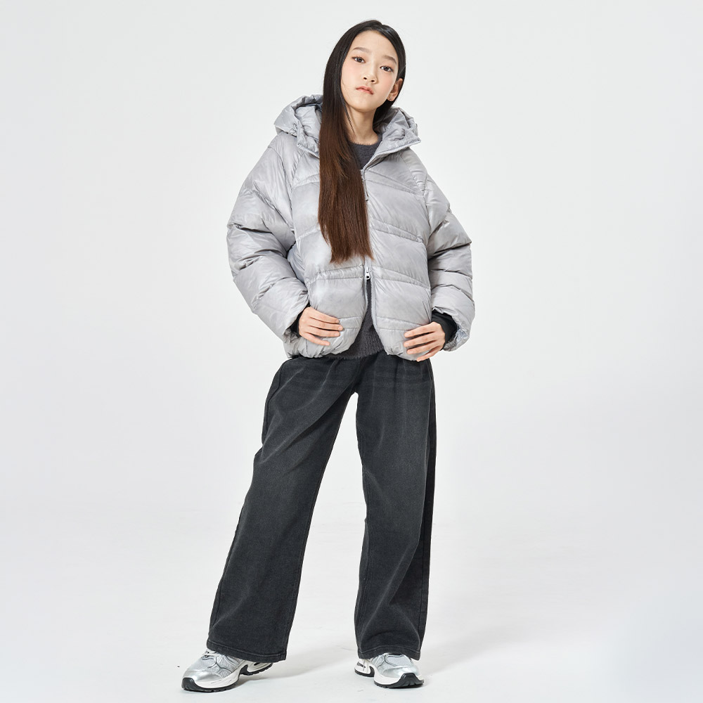 더데이걸 세미 와이드핏 데님팬츠 TGTJ26801 - 상품 이미지