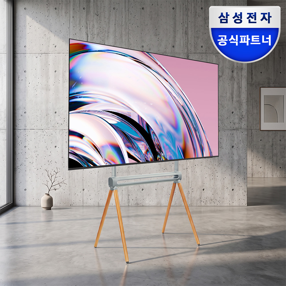 삼성전자 4K UHD LED 비즈니스 TV LH55BEHHLGFXKR 138.7cm(55인치), 이젤형 스탠드