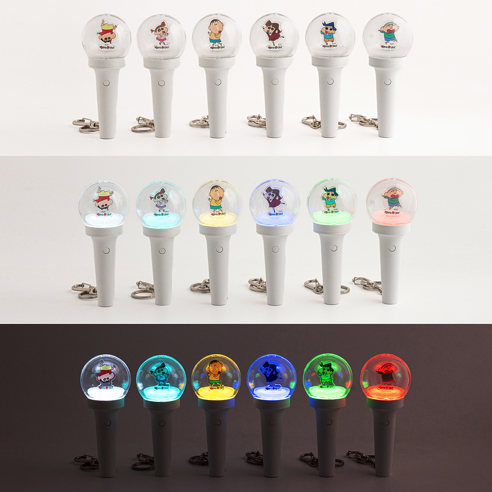 레토 짱구는 못말려 LED 응원봉 랜덤 키링 - 상세 이미지 2