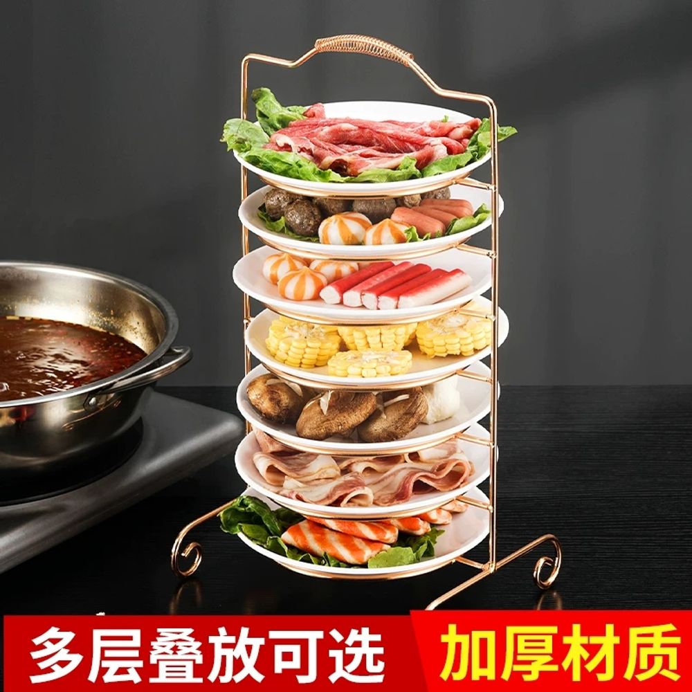선반 스텐접시꽂이 6단 접시거치대 기본형 - 상세 이미지 2