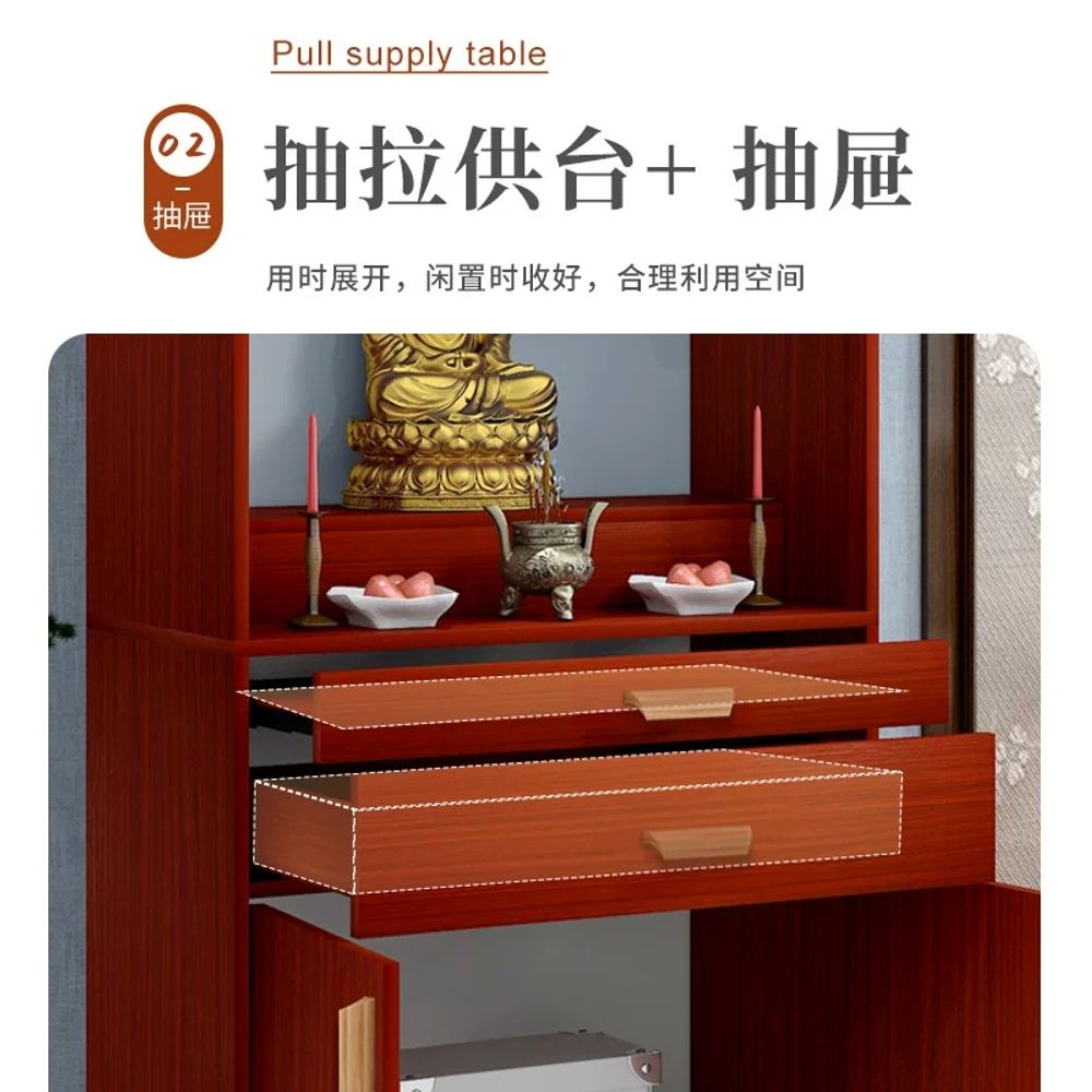 원목 가정용불단 불상 법당다이 기본형 - 상세 이미지 3