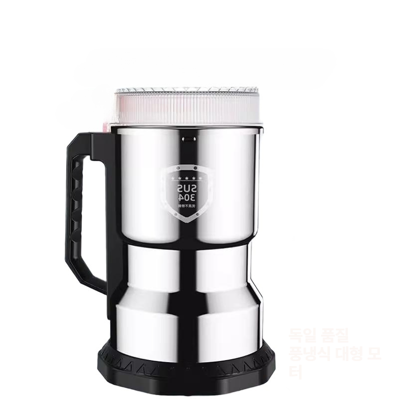 곡물 분쇄기 가정용 초미세 약재 잡곡 견과류 가루 분말기 고급형 500ML [두꺼운챔버] 없음 - 상품 이미지
