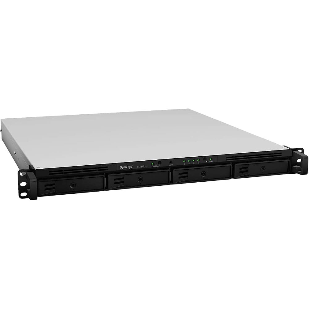 Synology NAS 랙스테이션(디스크리스)(RS1619xs+), 4베이, 8GB DDR4 4-bay; 8GB DDR4 RS4021xs+ - 상품 이미지