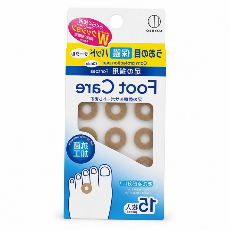 동그란젤쿠션패치 발가락통증완화패드 코쿠보풋케어패치 15매 - 상품 이미지