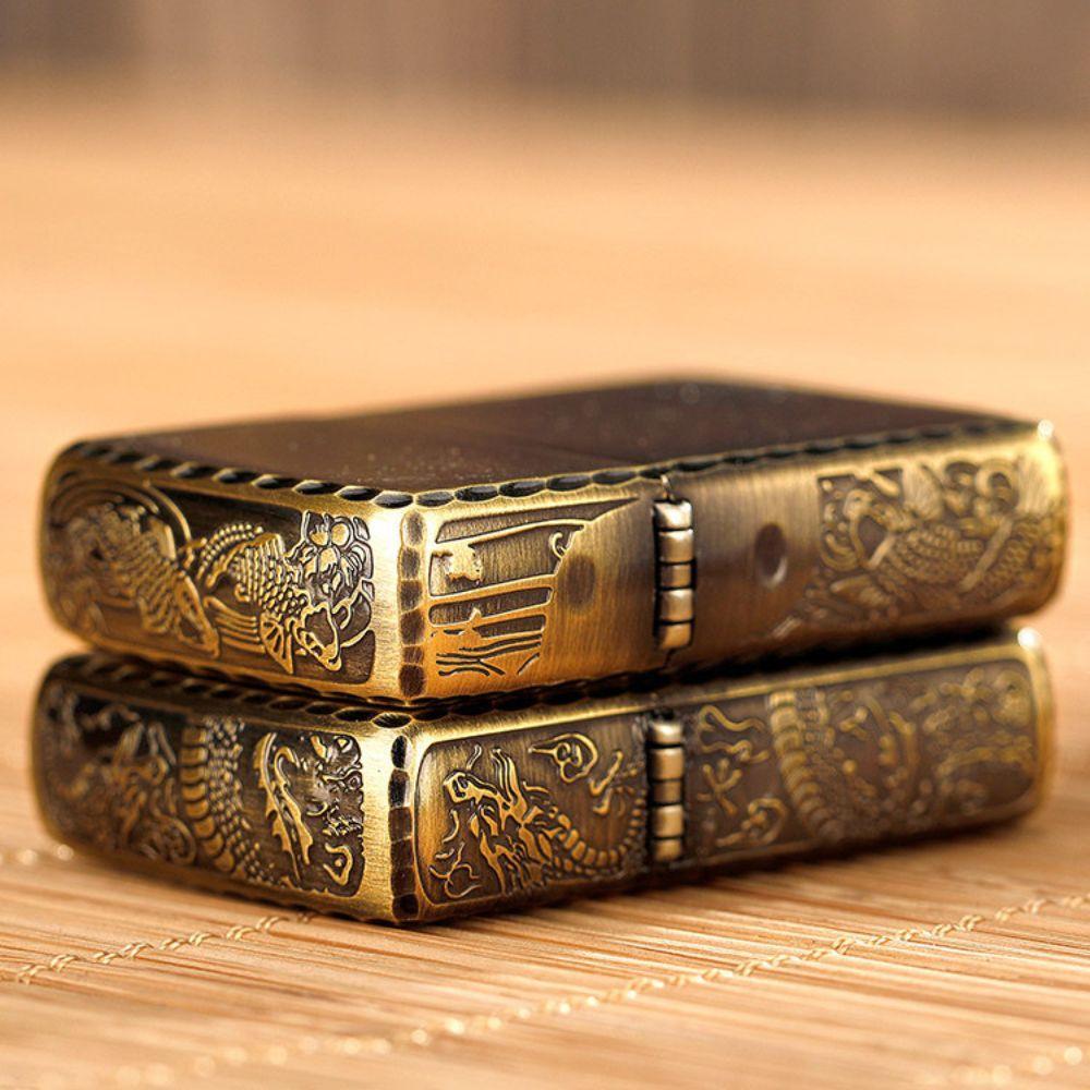 ZIPPO 지포 용 각인 오일 라이터 남친 생일 기념일 발렌타인데 선물 - 상세 이미지 2
