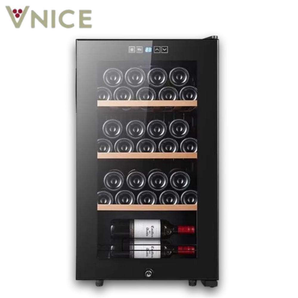 VNICE 4단 34병 와인바 가정용 항온유지 와인셀러 - 상품 이미지