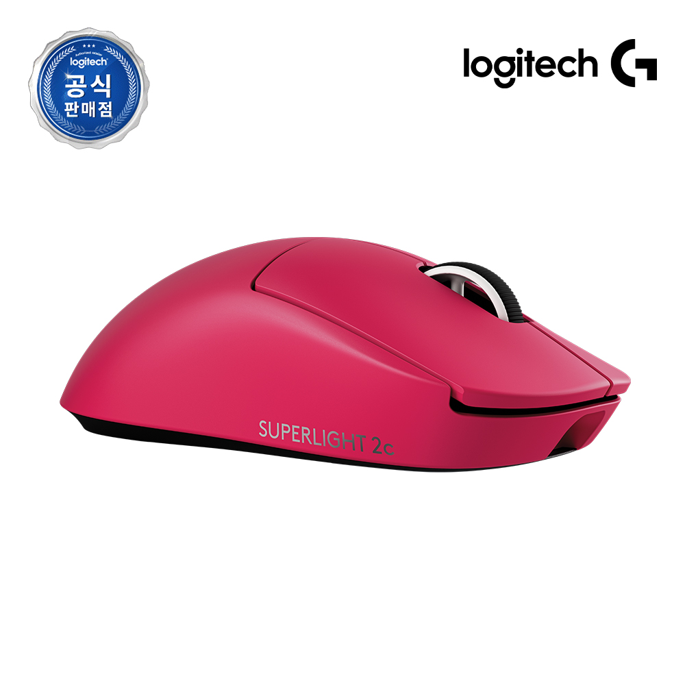 로지텍코리아 공식 PRO X SUPERLIGHT 2c 지슈라 컴팩트 핑크 - 상품 이미지