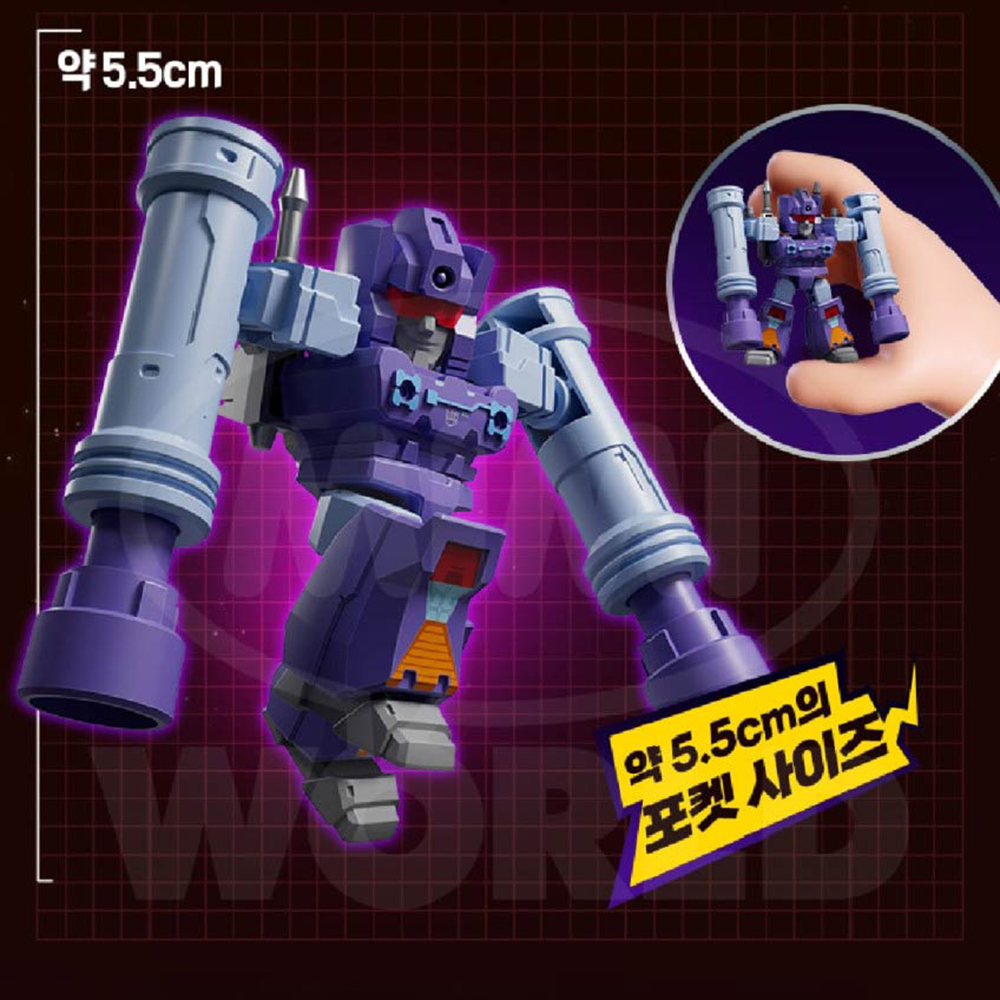 블로키 트랜스포머 디펜더 04 1BOX 프라모델 피규어 장난감 굿즈 키덜트 선물 스티커세트 - 상세 이미지 4