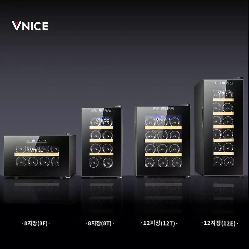 VNICE 6단 24병 와인바 가정용 항온유지 와인셀러 - 상세 이미지 2