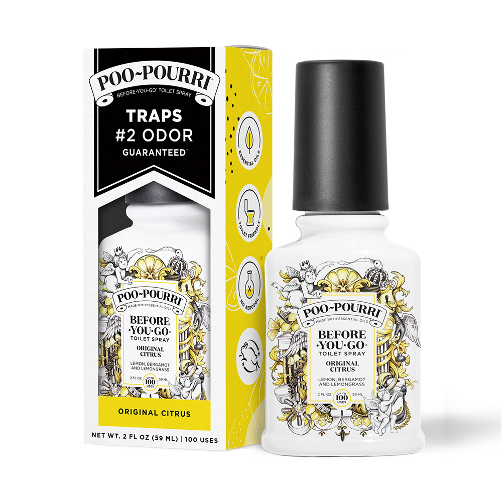 [매너템] 푸푸리 프리미엄 토일렛 퍼퓸 탈취제 오리지널시트러스, 59ml, 2개 - 상품 이미지