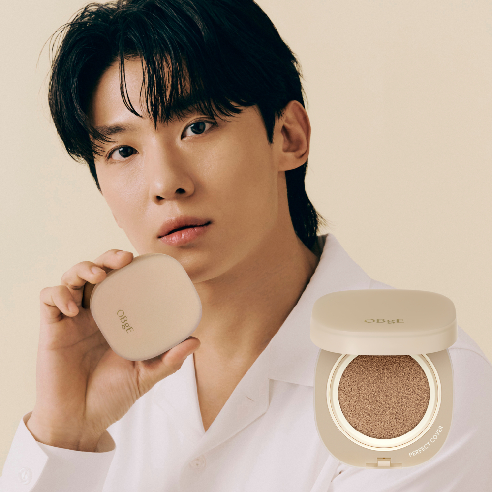 오브제 퍼펙트 커버 남자쿠션+페이스 라인 스틱 2종 세트 SPF50+ PA+++ 이미지 2
