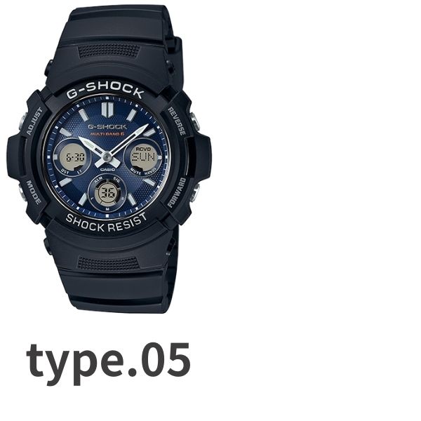 CASIO G-SHOCK AWG-M100 전파솔라 아나디지 멀티밴드6 남성시계 - 상세 이미지 4