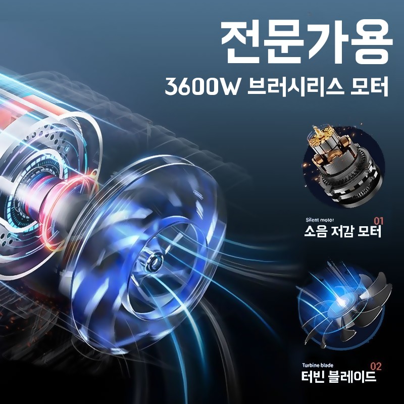 낙엽 송풍기 흡입 분쇄 정원용 대형 기본형 - 상세 이미지 3