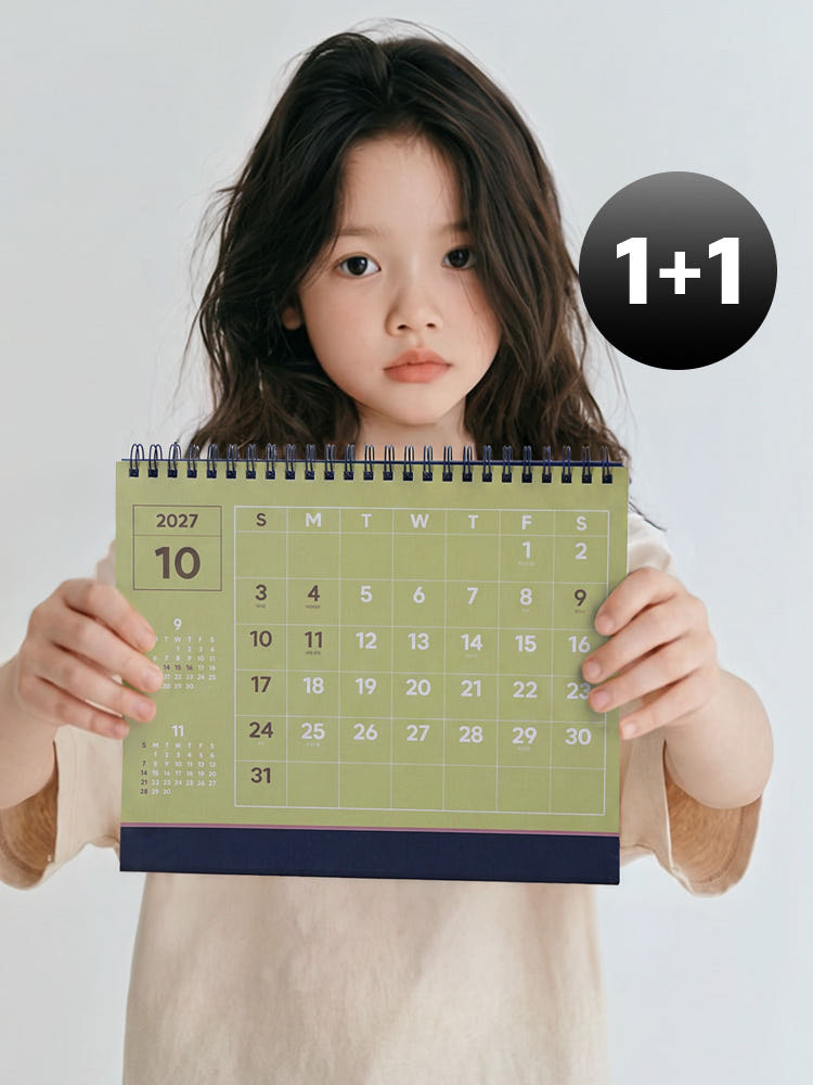 리훈 27년 레트로 책상 달력 절기 인테리어 음력 메모 B5