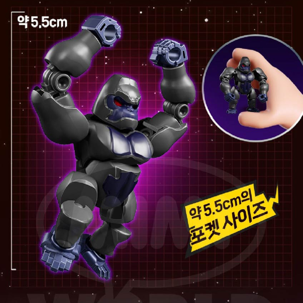 블로키 트랜스포머 디펜더 06 프라모델 피규어 장난감 굿즈 키덜트 선물 스티커 세트 - 상세 이미지 2