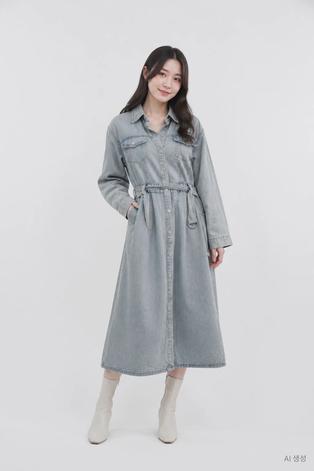 반에이크 라이트 블루 여자 88-165 원피스 O3027 - 상품 이미지