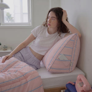 쉬즈홈 메이트 먼지없는 삼각 등쿠션(솜포함) SZHCU26A1377 솔직 후기 | 실제 배치 사진 포함 - 상품 이미지 1