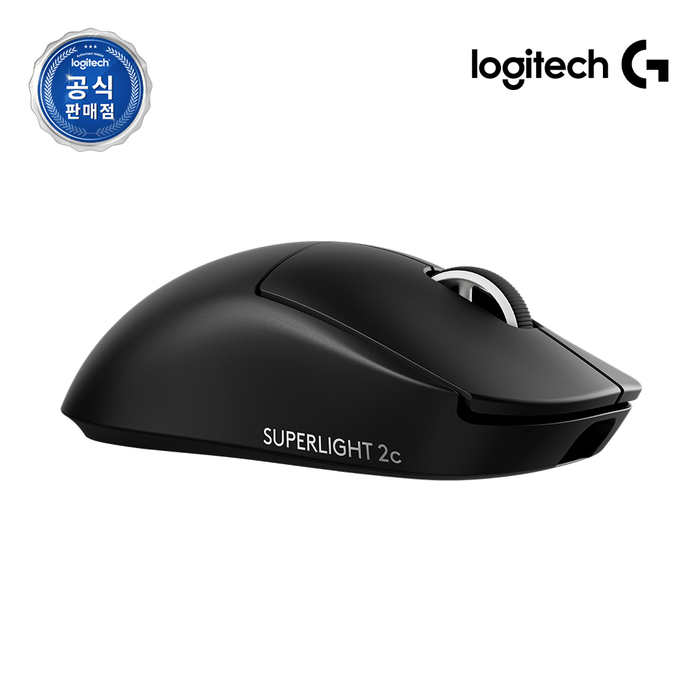 로지텍코리아 공식 PRO X SUPERLIGHT 2c 지슈라 컴팩트 무선 게이밍 마우스 - 상품 이미지