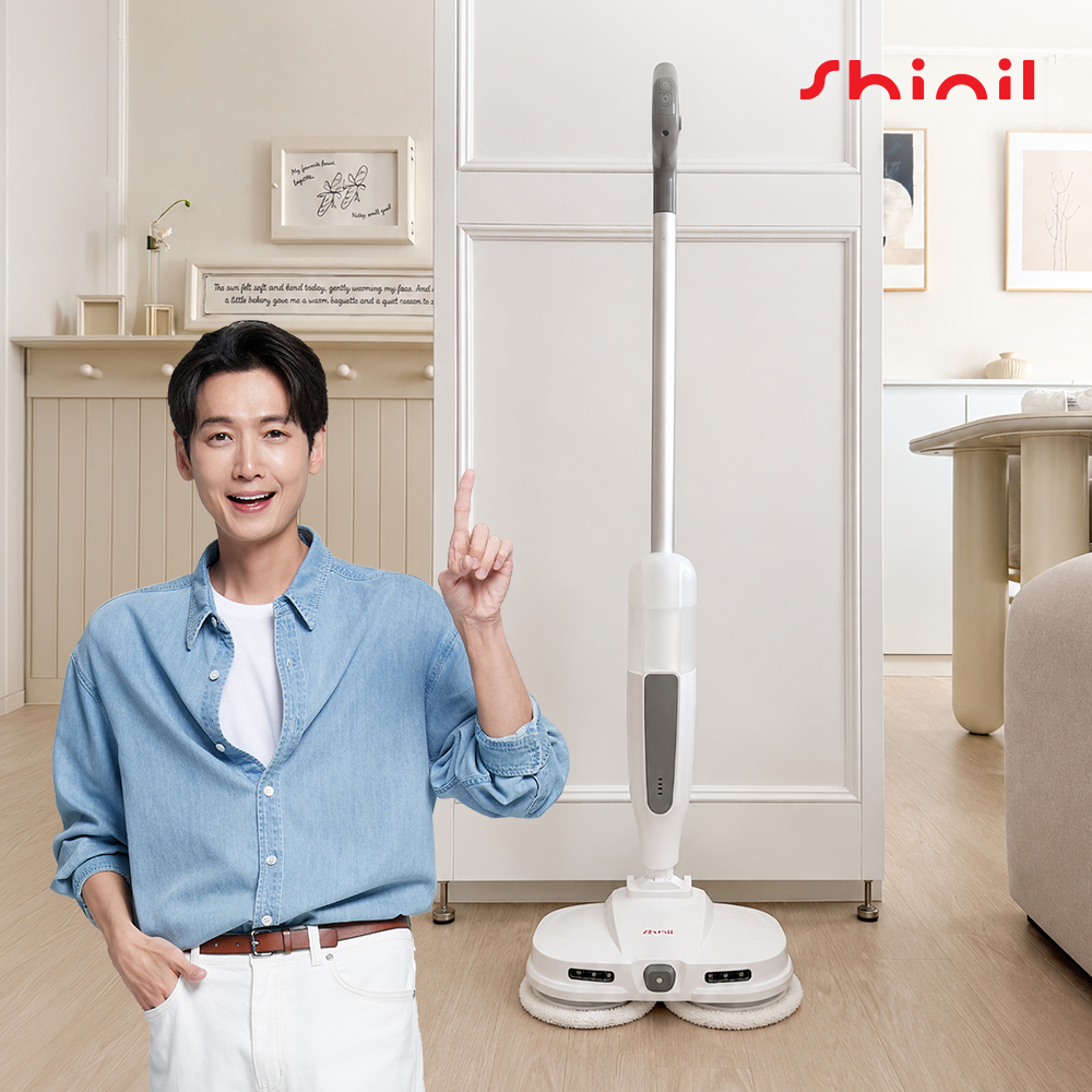 신일 무선 물걸레청소기 듀얼스핀 원룸 청소기 밀대 극세사 패드 초경량 SDC-S2200HS - 상품 이미지