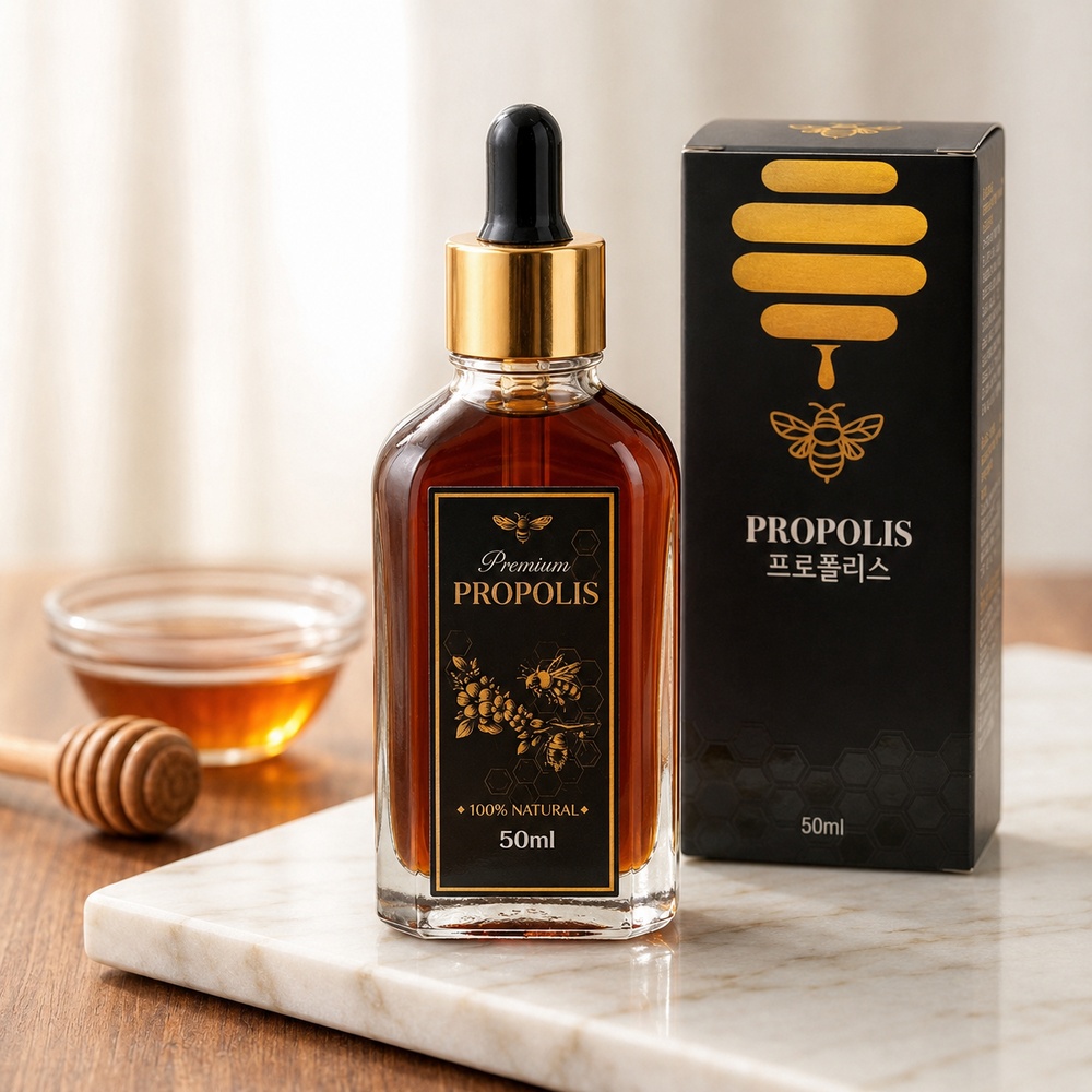 국산 프로폴리스원액 50ml 액상 프로폴리스 효능 - 상품 이미지