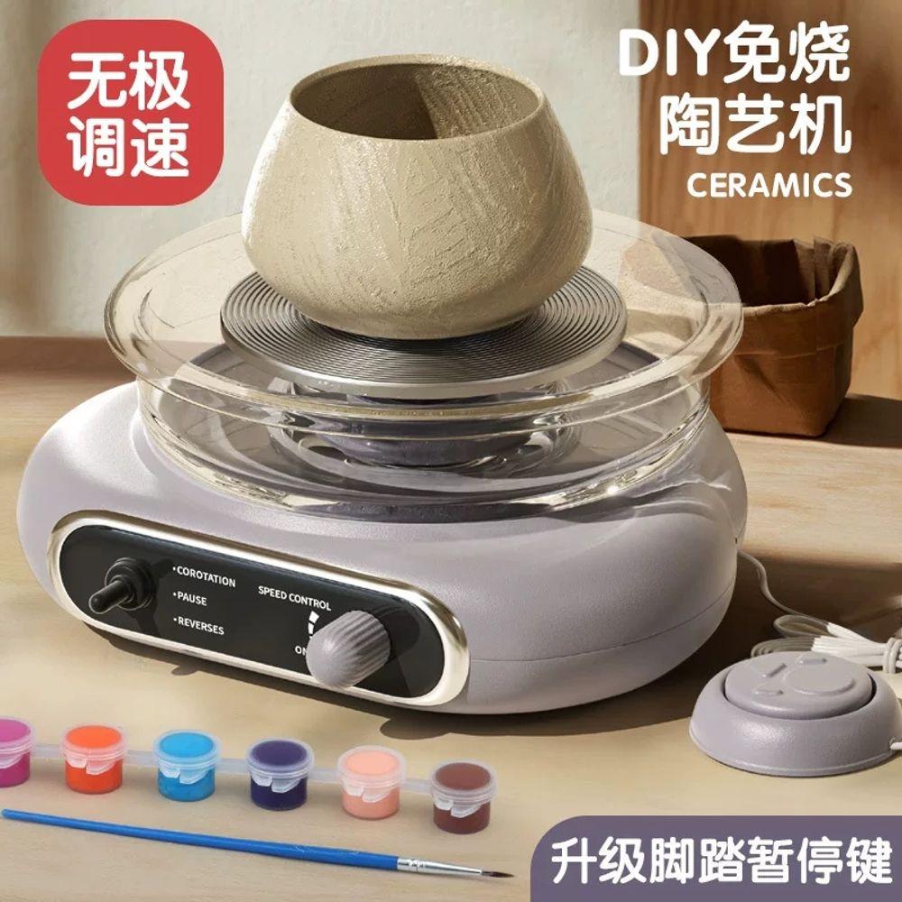 무단변속 전동물레 성인 도자기물레 diy 기본형 - 상세 이미지 2