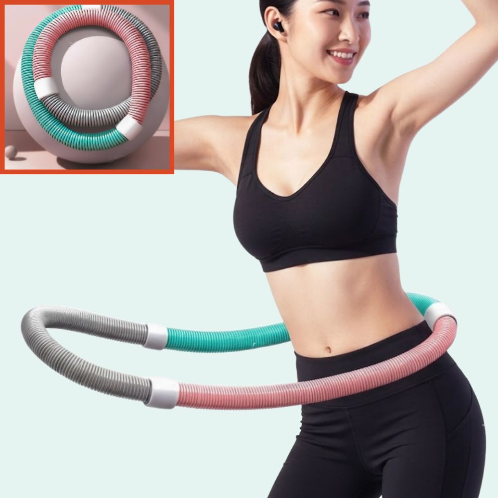 스프링훌라후프 스프링훌라우프 용수철 뱃살빼는 실내 소프트 - 상품 이미지