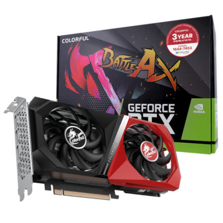 COLORFUL 지포스 RTX 3060 BATTLE AX DUO V2 D6 12GB
