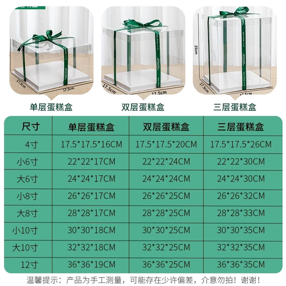 투명 원형케이크박스 미니케이크상자 기본형 - 상세 이미지 5
