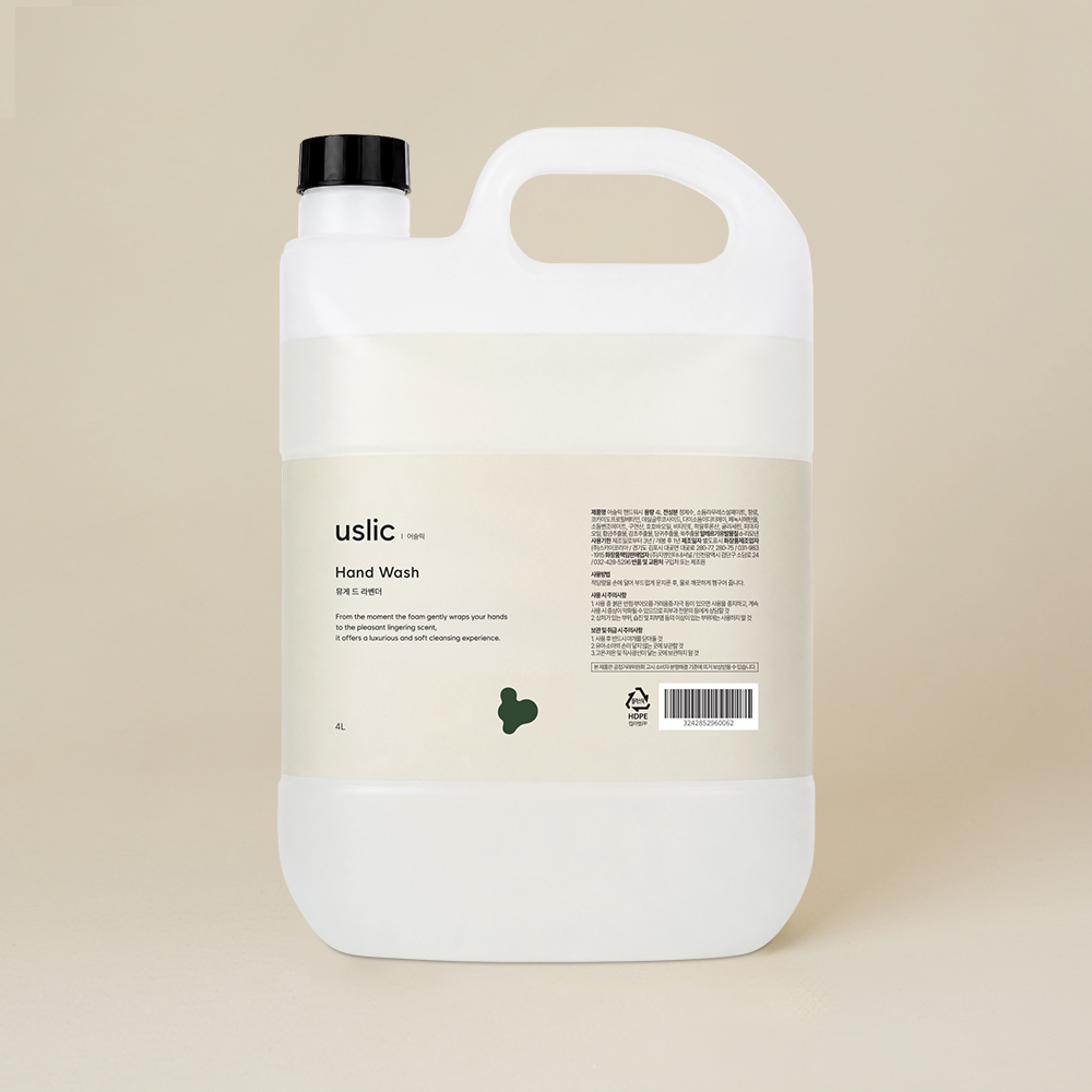 어슬릭 퍼퓸핸드워시 리필 손세정제 대용량 물비누 뮤게 드 라벤더, 4L, 1개 - 상품 이미지
