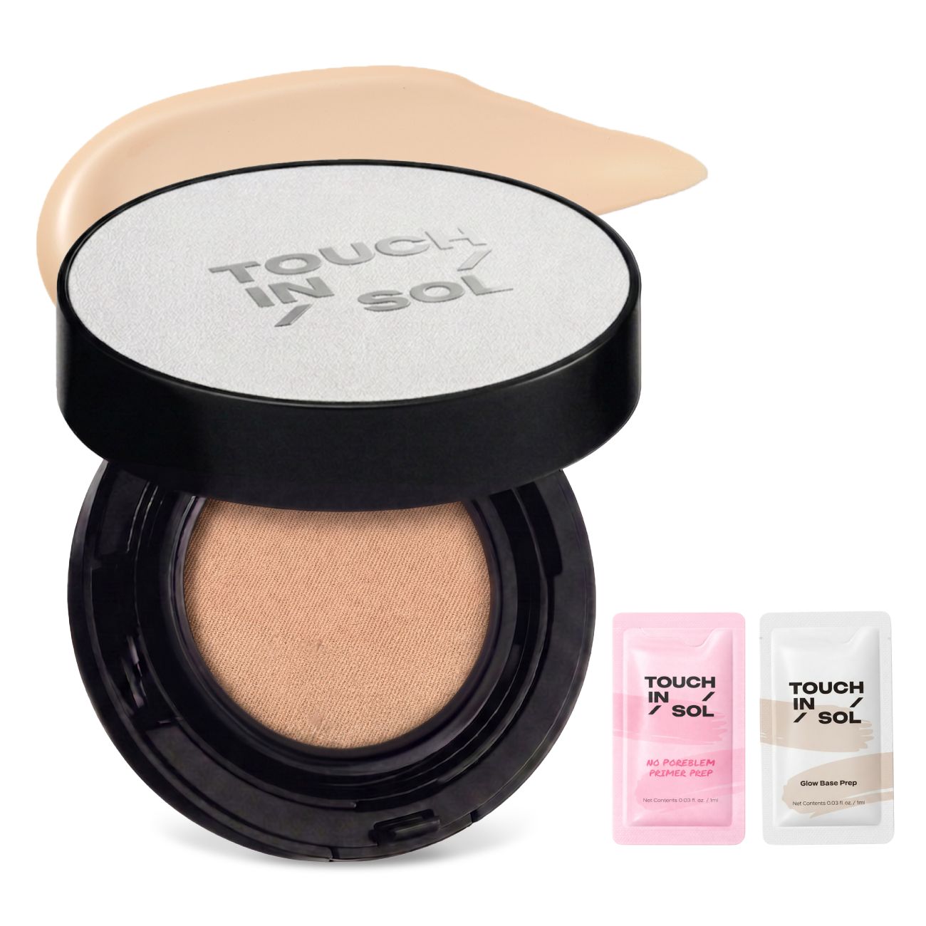 터치인솔 글로우 에어 쿠션 본품 12g (GIFT 프렙 2종 키트) - 상품 이미지