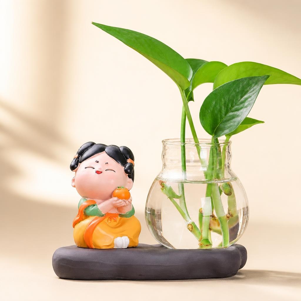 당나라여인 오브제소품 화병 장식오브제 기본형 - 상품 이미지