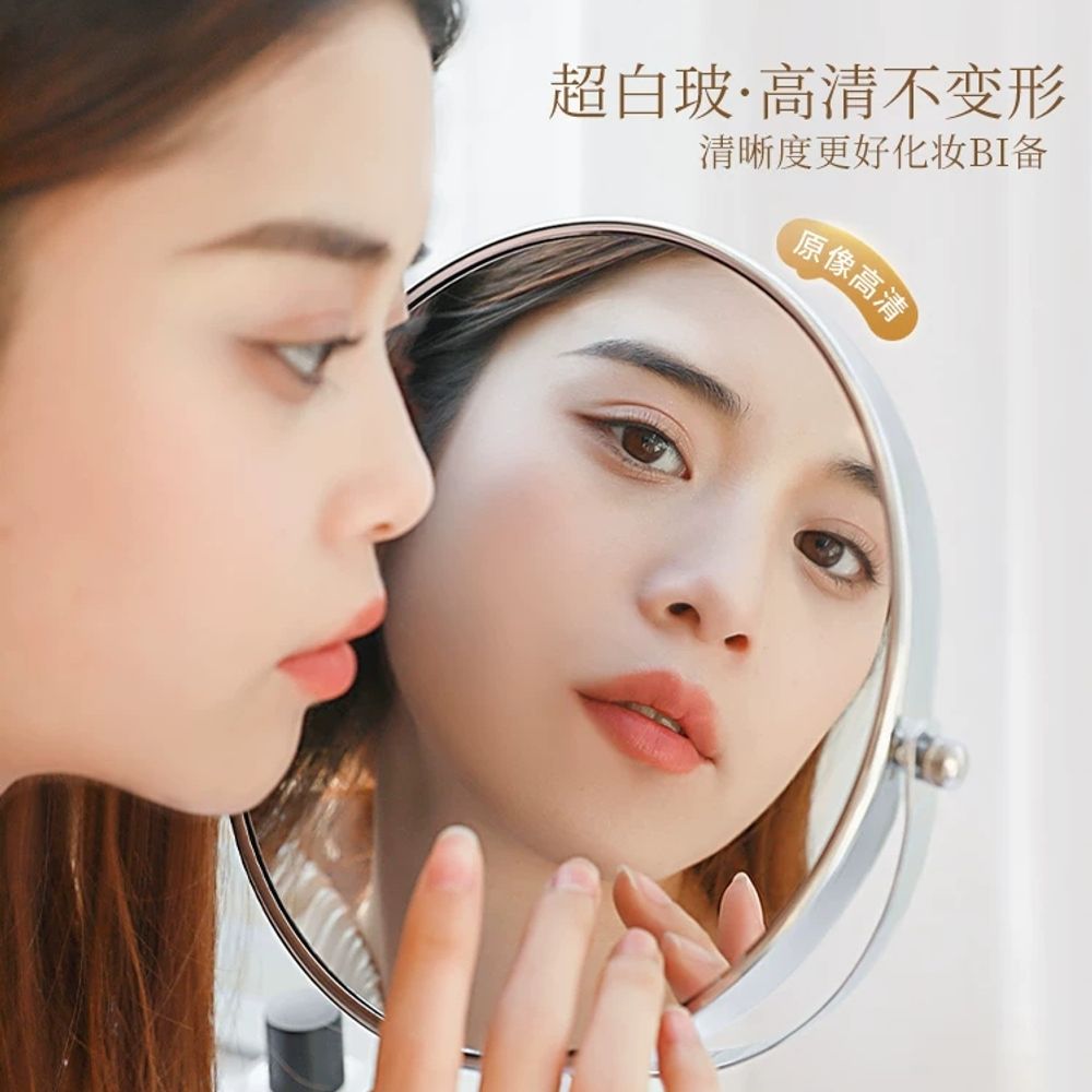 양면 책상용거울 화장 돋보기거울 탁상 기본형 - 상세 이미지 2