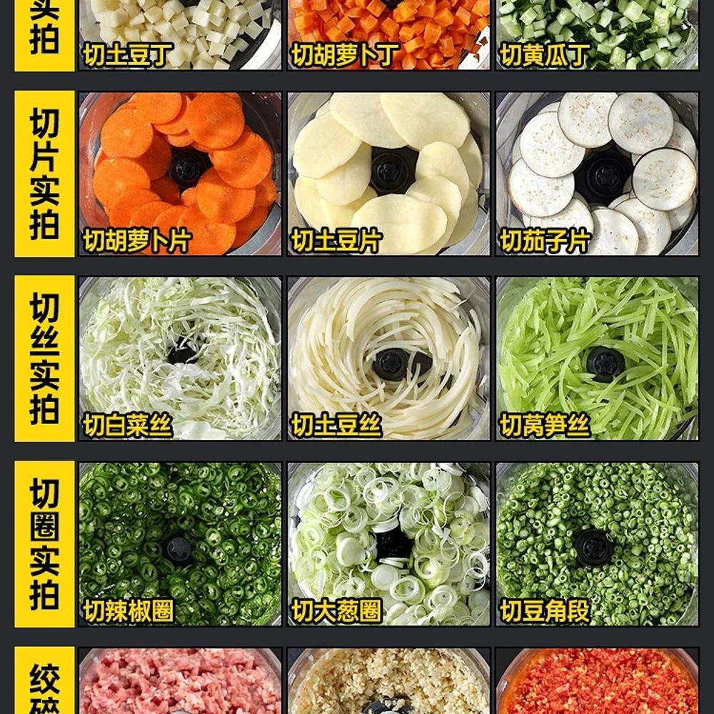 상업용 카터기 다이서 푸드프로세서 채소절단기 멀티 기본형 - 상세 이미지 5