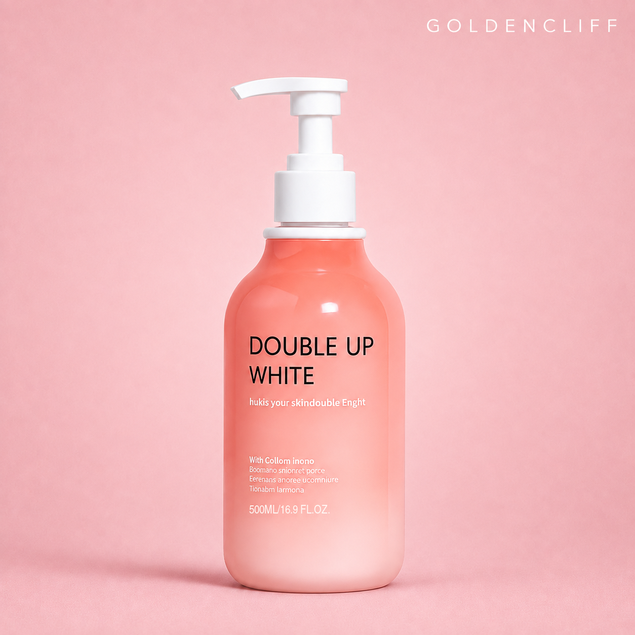 [골든클리프] 더블업화이트 화이트태닝 전용로션 500ml - 상품 이미지