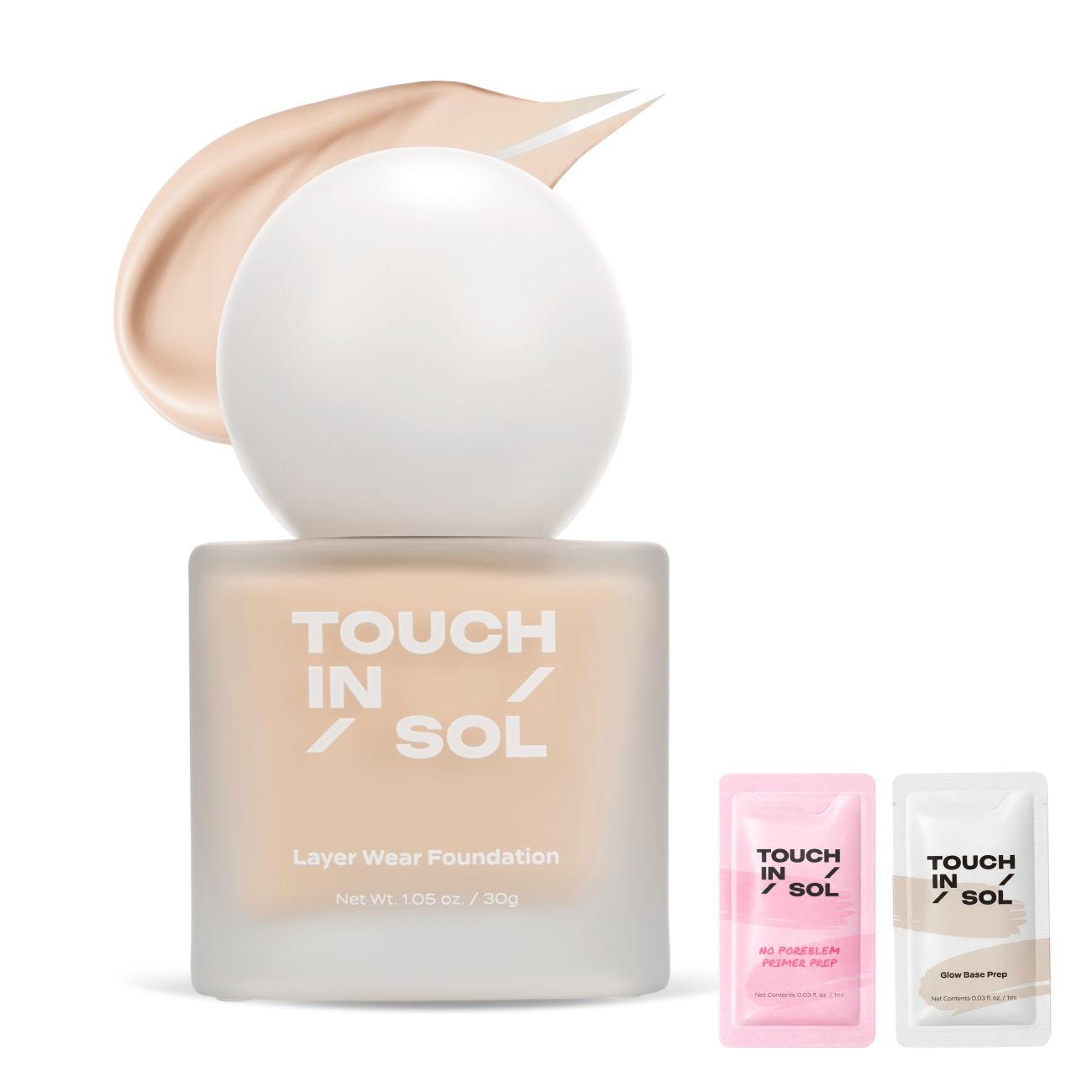 터치인솔 레이어 웨어 파운데이션 30g SPF30 PA+++ (GIFT 프렙 2종 키트) - 상품 이미지