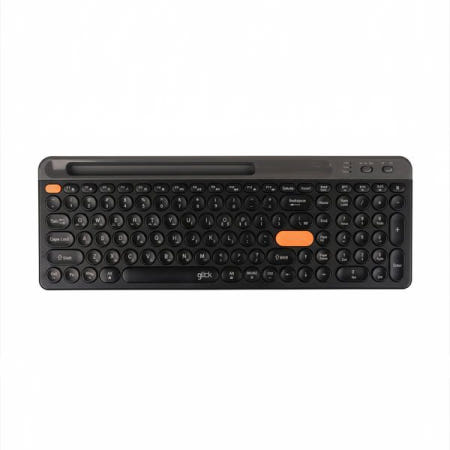지클릭커 OFFICEPRO 무소음 무선 블루투스 키보드 WK90B 블랙