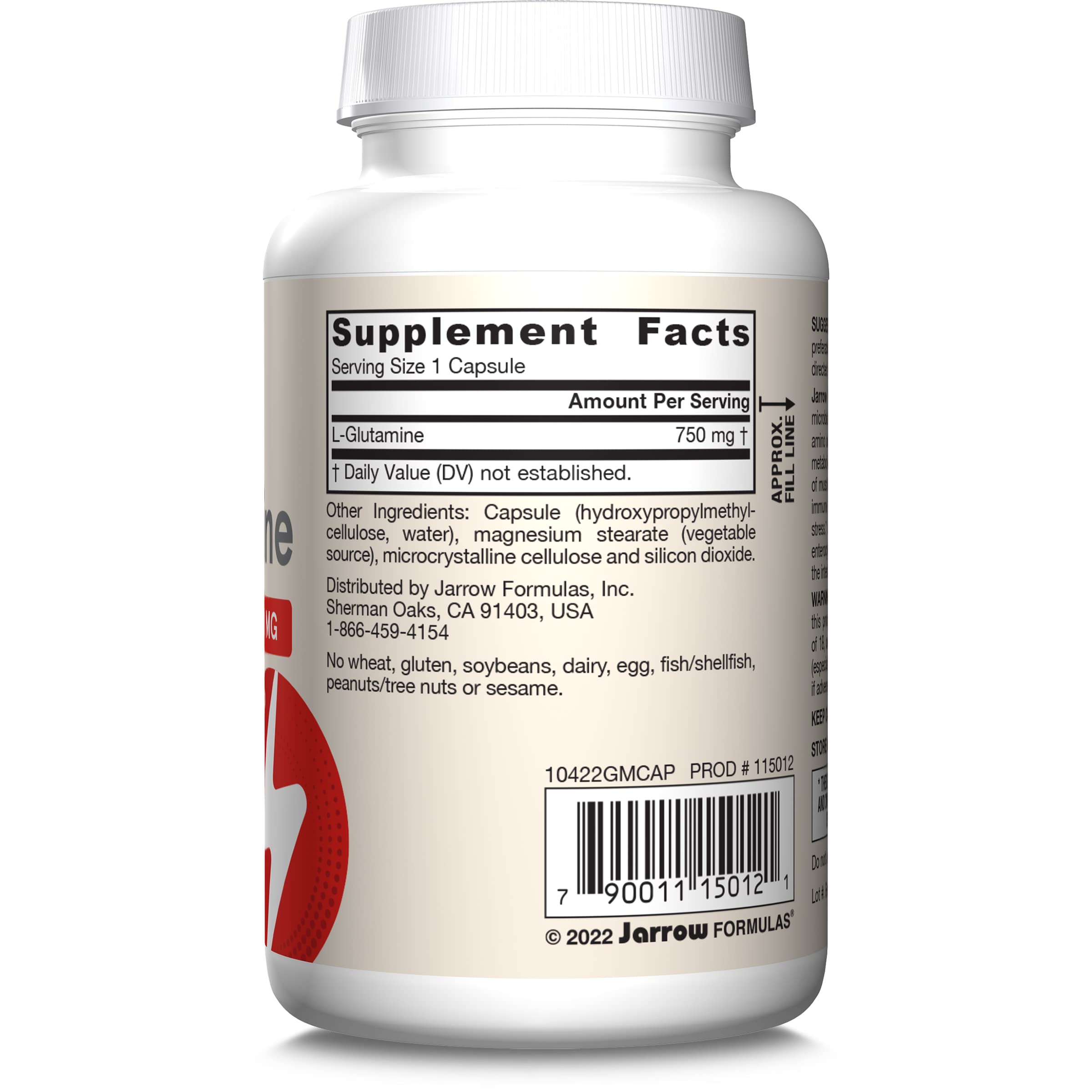 미국산 글루타민 750mg 120캡슐 이미지 8