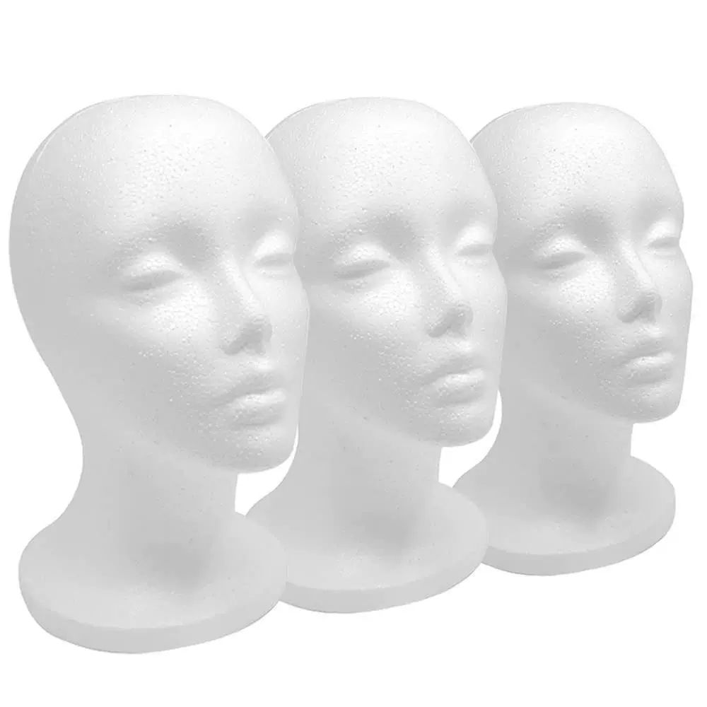 두상 스티로폼민두 모자 민두마네킹 거치대 기본형 - 상세 이미지 4