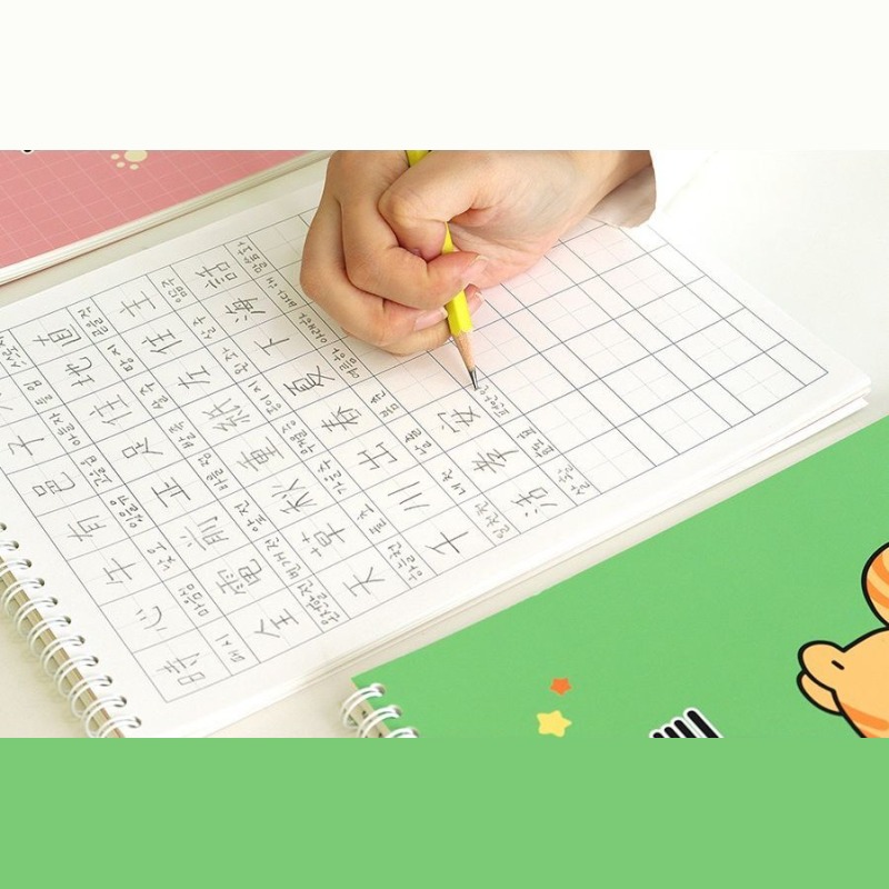 초등 8칸 한자노트 스프링 한문 공책 한자 공부 35매 사자성어 연습장 2권세트 이미지 7