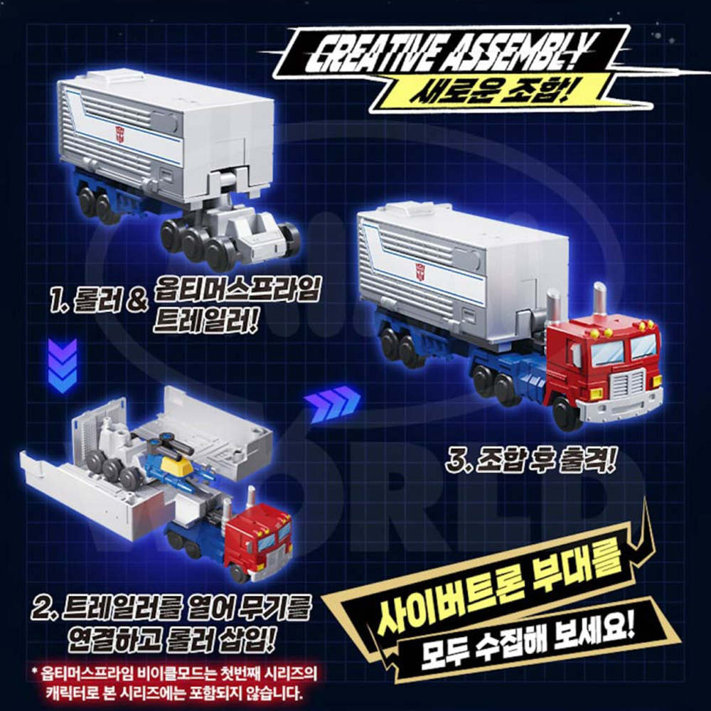 블로키 트랜스포머 디펜더 05 프라모델 피규어 장난감 굿즈 키덜트 선물 스티커 세트 이미지 6