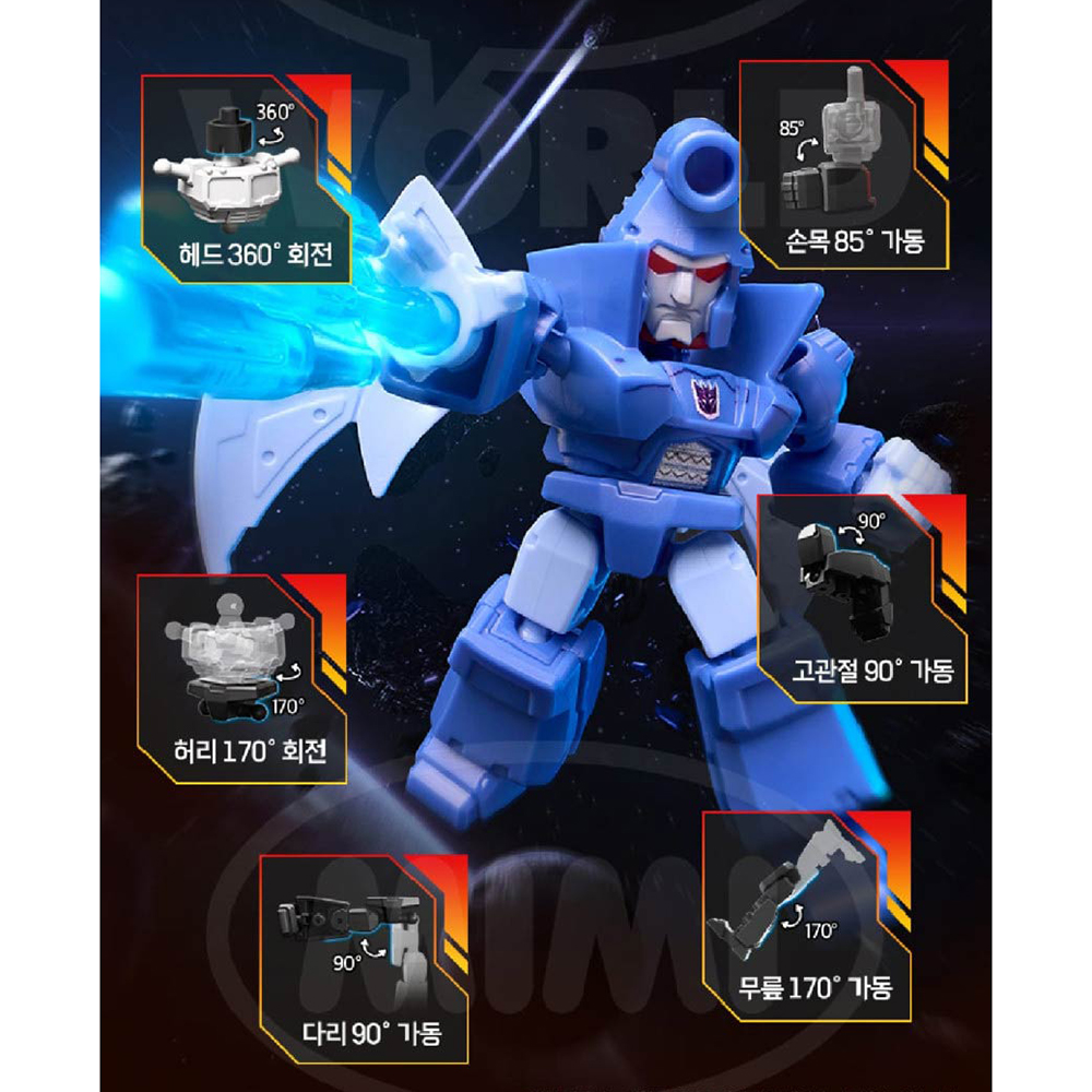 블로키 트랜스포머 디펜더 04 1BOX 프라모델 피규어 장난감 굿즈 키덜트 선물 스티커세트 - 상세 이미지 5